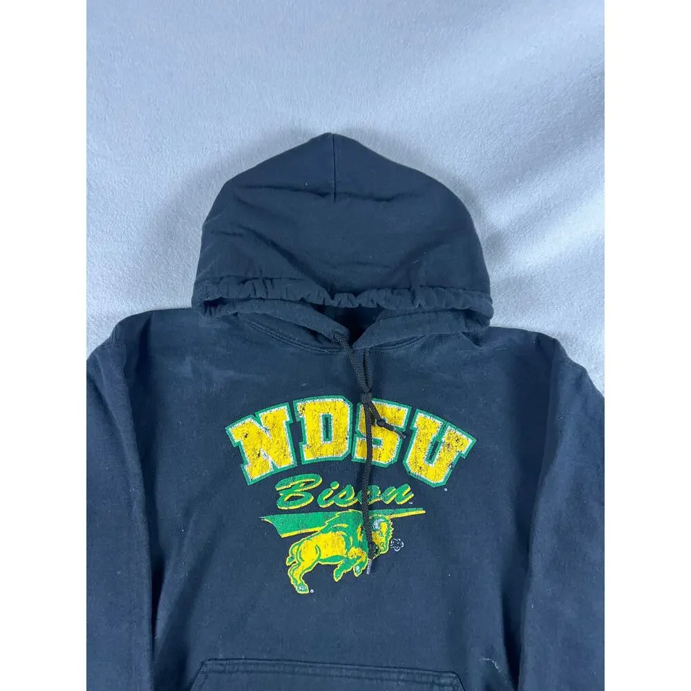 North Dakota State Bison Hoodie Mens M Black Graphics Print College Sports NCAA